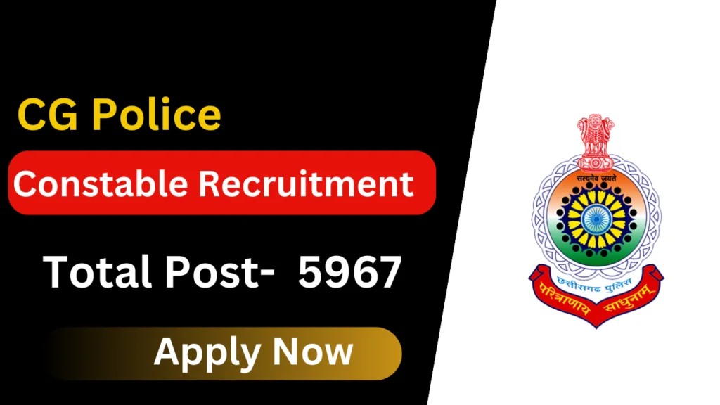 CG Police Constable Recruitment 2024 | Notification Out | Full Detail  Explained by MDE - YouTube