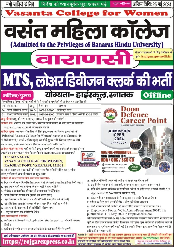 Vasanta College for Women, Varanasi