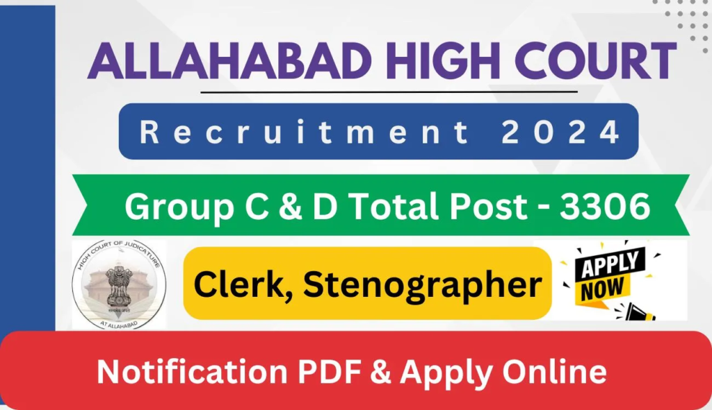 The template for Allahabad High Court Group C & D Recruitment 2024